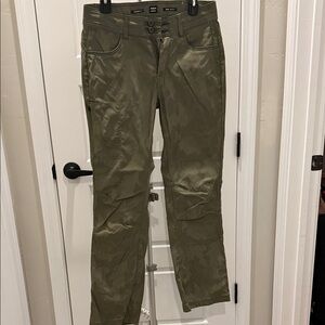 Prana Olive Green Standard Fit Pants